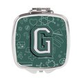 Carolines Treasures Letter G Back to School Initial Compact Mirror CJ2010-GSCM